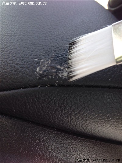 自娱自乐,动手修复真皮座椅破损和轮毂划痕_标