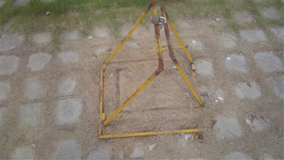 高人自制车位锁!