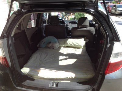 十一带媳妇出去玩用上魔术座椅了_飞度论坛_手机汽车之家