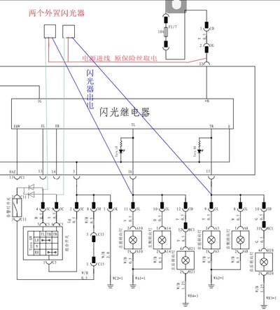 器一般三线   1进  1出  一付   接法就是这样了