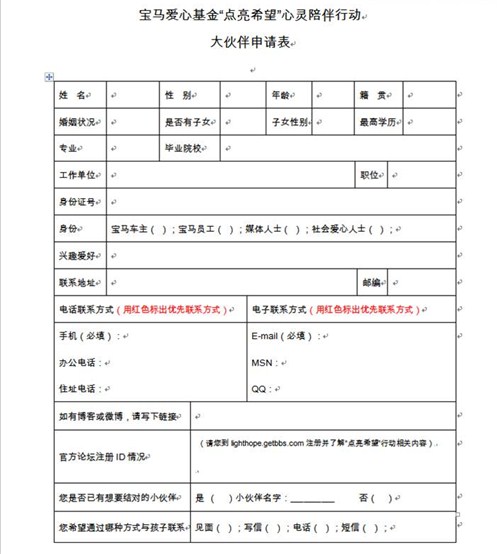 >> 志愿者申请表  优秀青年志愿者申请书答:开头的话,应该是介绍自己