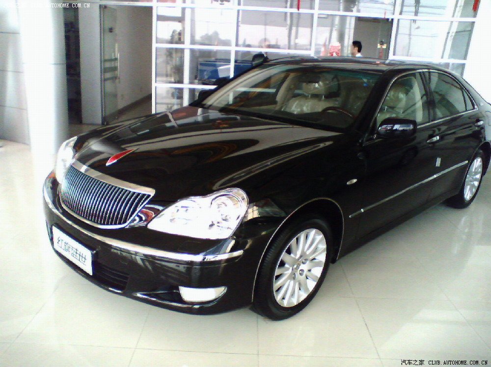 真正的红旗盛照片,终于看到真车了._奔腾b70论坛_手机汽车之家