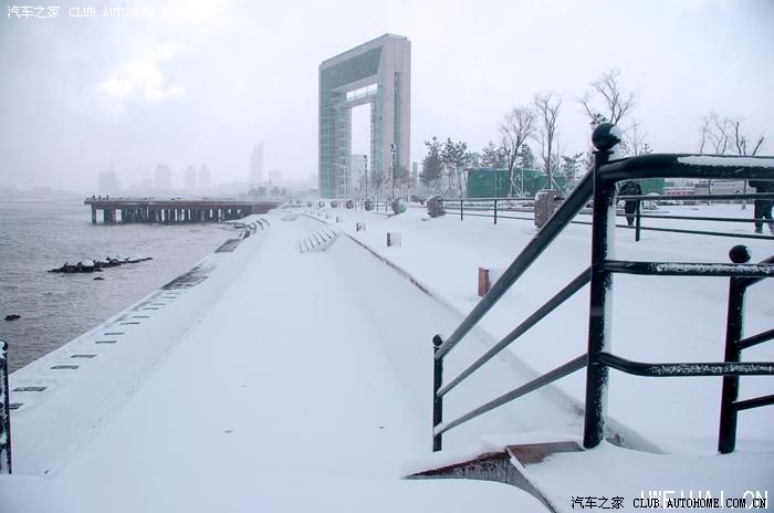 威海的雪景