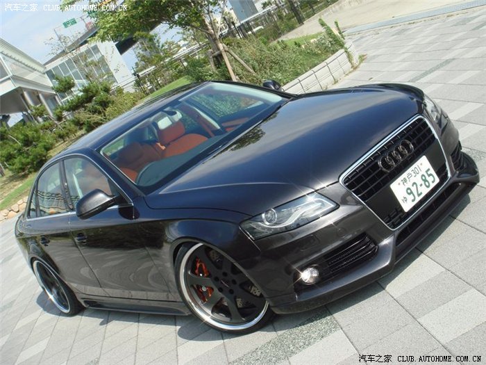 07款银色奥迪a418t更新日本a4l改装图