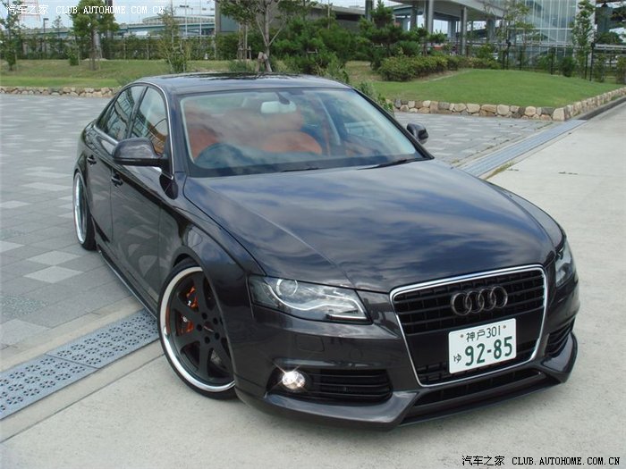 07款银色奥迪a418t更新日本a4l改装图