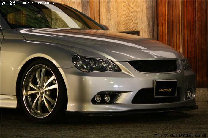 日本樱花下的markx--油画般唯美   改装mark_锐志论坛_手机汽车之家