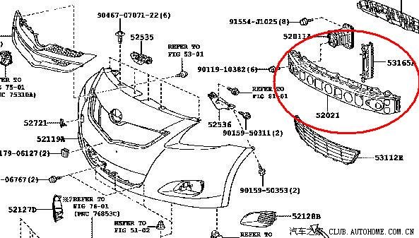 图解新威驰前后保险杠结构_威驰论坛_手机汽车之家