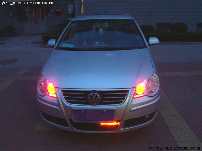 女孩子超炫polo灯光改装(详细作业 本人照片)