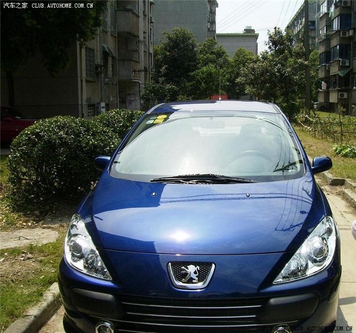 中国蓝307 1.6at三厢,首次作业!_标致307论坛_手机汽车之家