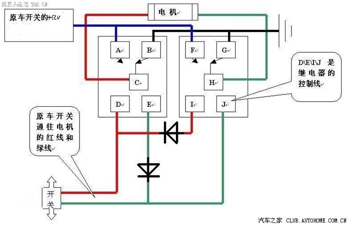 北斗星玻璃升降开关易损坏完美解决