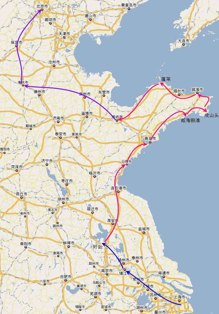 用车轮丈量胶东半岛