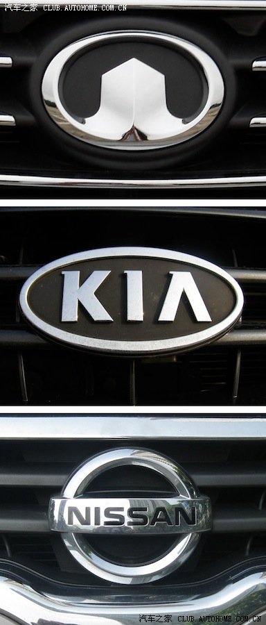   各图片顺序: - 长城 腾翼 c30 (国内使用中) - 起亚 佳乐