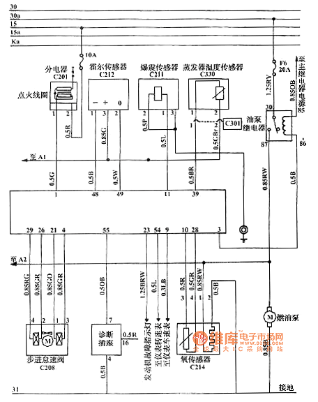 奇瑞qq整车电路图