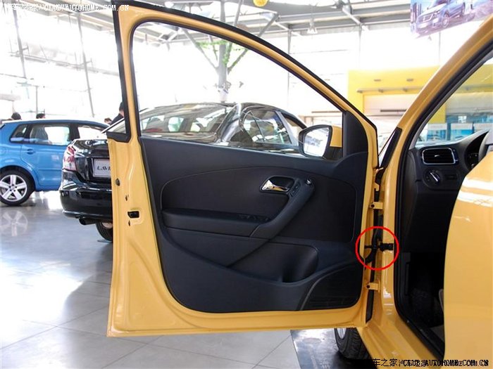 新polo的车门限位器改了