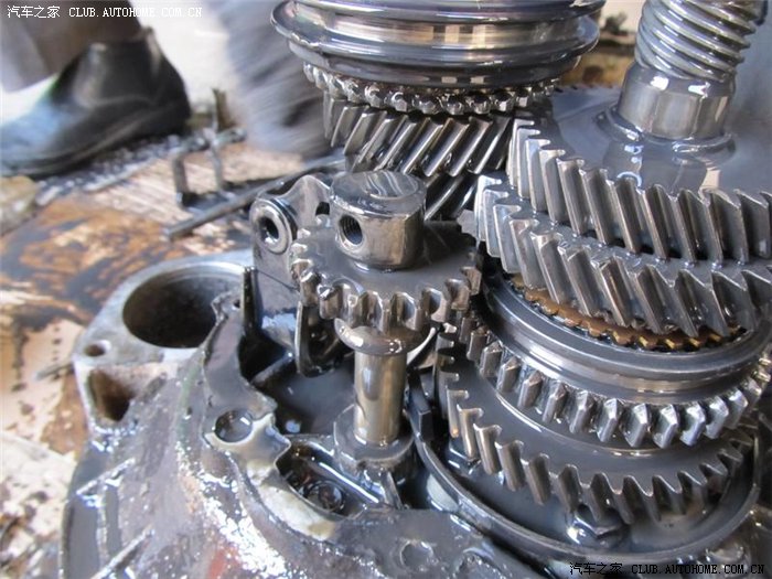 方头捷达变速箱修理 德国原装 多图 少一五档齿 其它和新捷达一样
