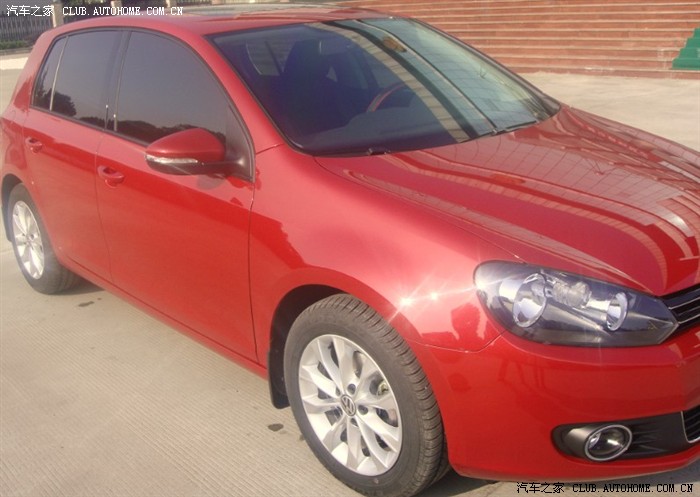刚提一个月的红色高6 上图拉_高尔夫论坛_手机汽车之家