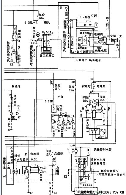 要电路图的自己看 顶帖子到100层 看不懂别废话~_夏利n5论坛_手机汽车