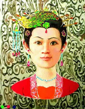 图为复原沙国丞相夫人——辛追30岁模拟画像