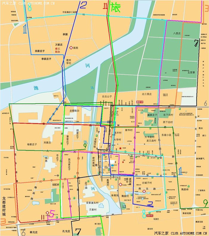 诸城市市区路分布图图片