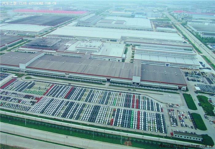 航拍鸟瞰奇瑞公司全景图