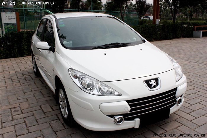 白色两厢307作业海量照片_标致307论坛_手机汽车之家