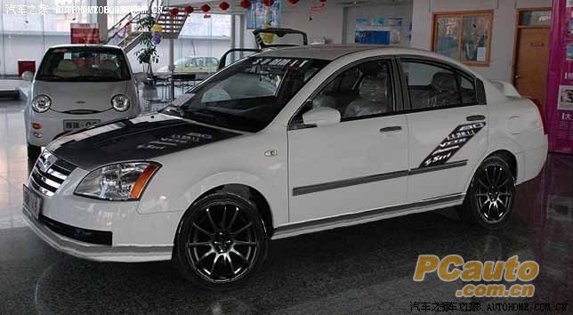 奇瑞a5车型改装硬朗网看到改装白色a5供家欣赏