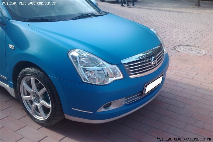 三年轩逸换新装我的磨砂蓝