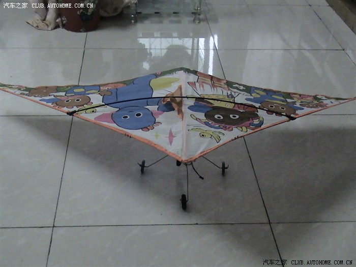 自制动力三角翼飞行器