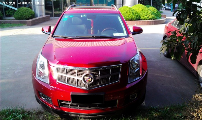 【图】红色srx提车_凯迪拉克srx论坛_汽车之家论坛