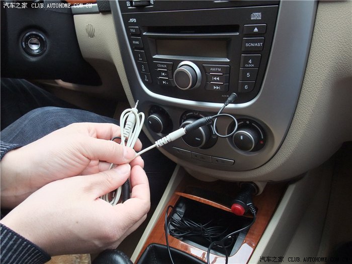 用"aux"接口的方法照了几张照片.