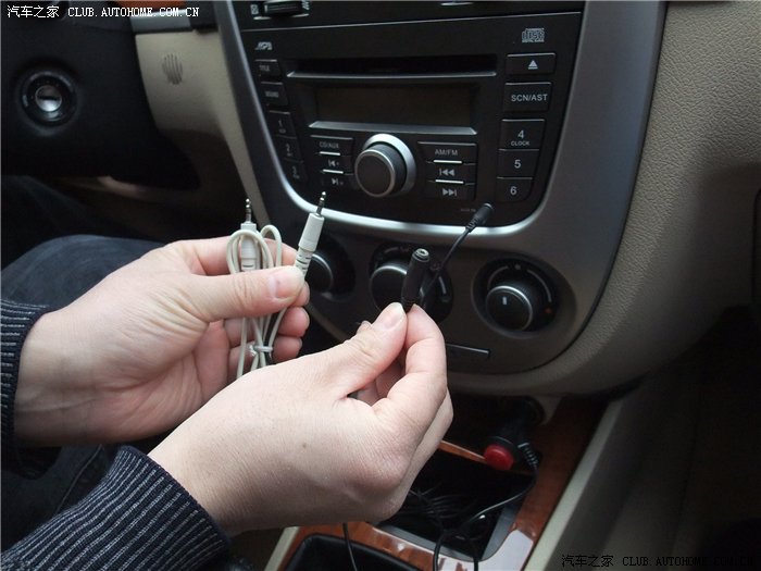 用"aux"接口的方法照了几张照片.