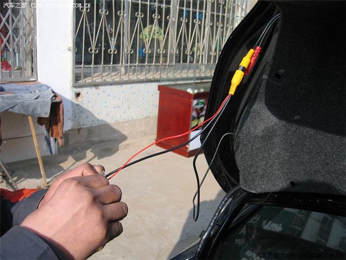 朗逸安装反光镜倒车影像全过程