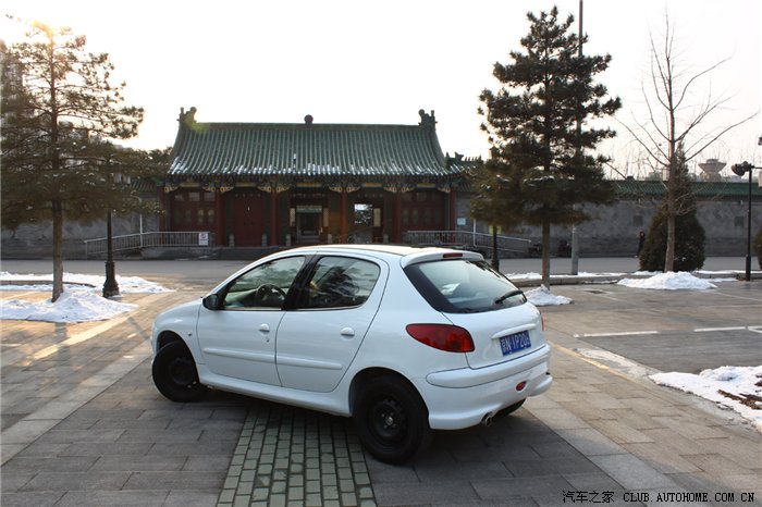 车身改色,素范白色206,多图作业(3月5日最新更新图片)_标致206论坛