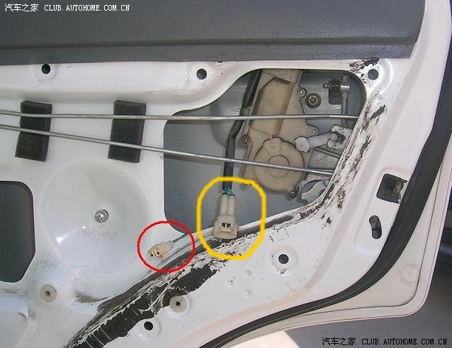 中控门锁电路问题