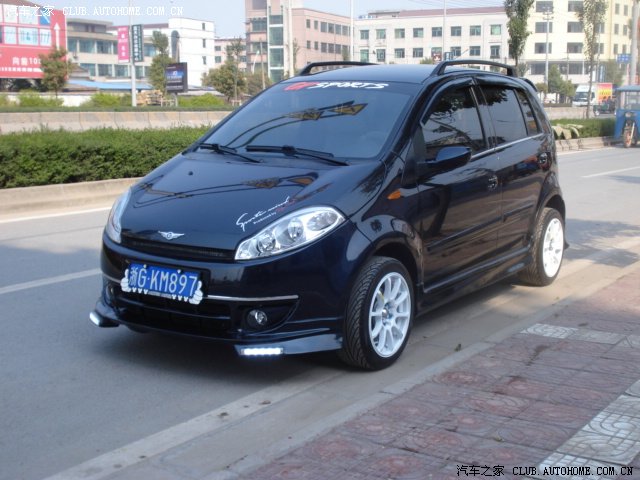 09款奇瑞a1改装小包围更换1954515轮胎