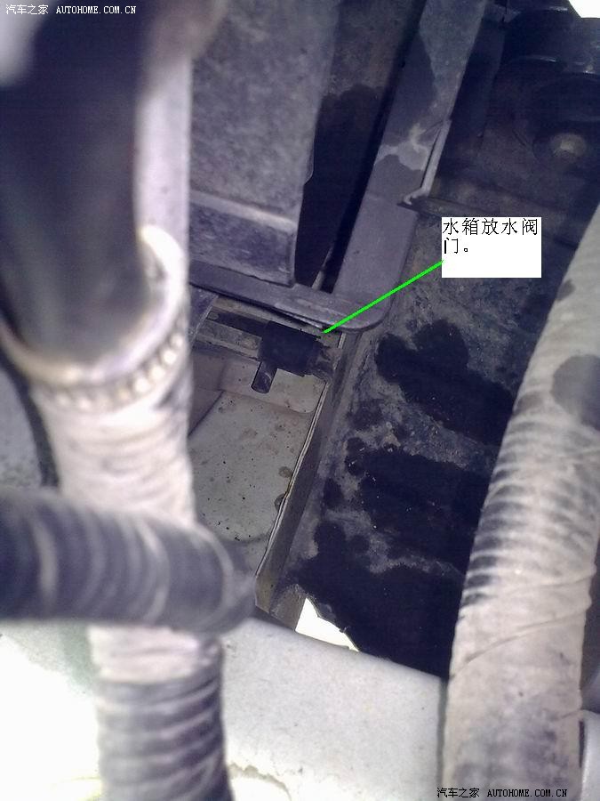 水箱的放水阀门.