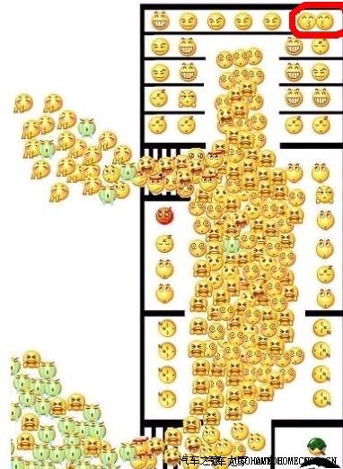 呵呵,北京公交和地铁拥挤乘客表情图!