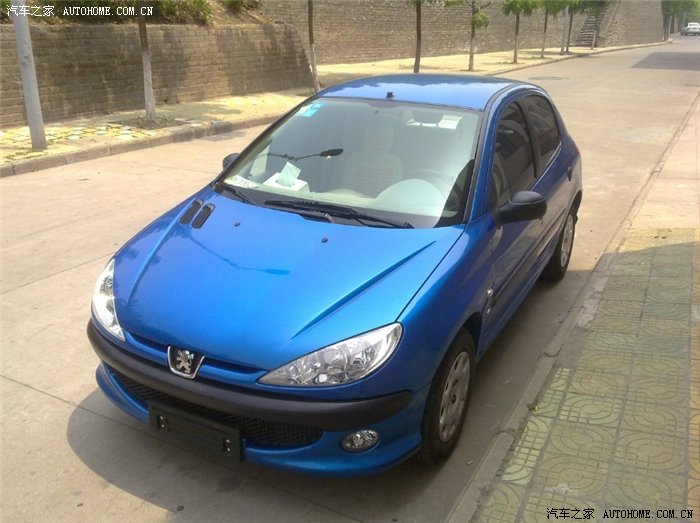 【图】新入手的爱琴海蓝的小狮子～_标致206论坛_汽车之家论坛