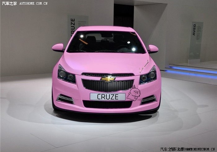 粉色科鲁兹有木有