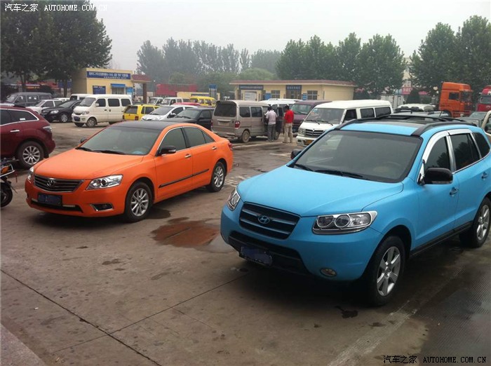 09款新胜达改色作业