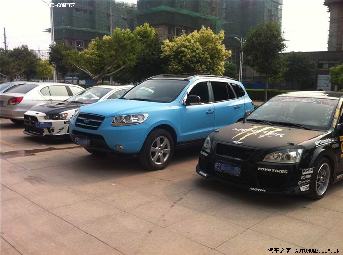 09款新胜达改色作业