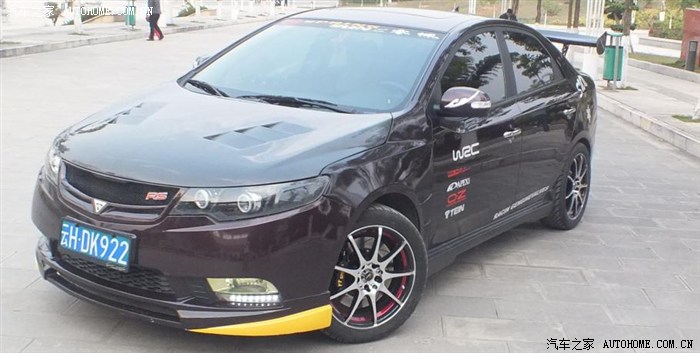 【图】暗樱红"小福"改装力作---很黄很暴力~_福瑞迪论坛_汽车之家论坛