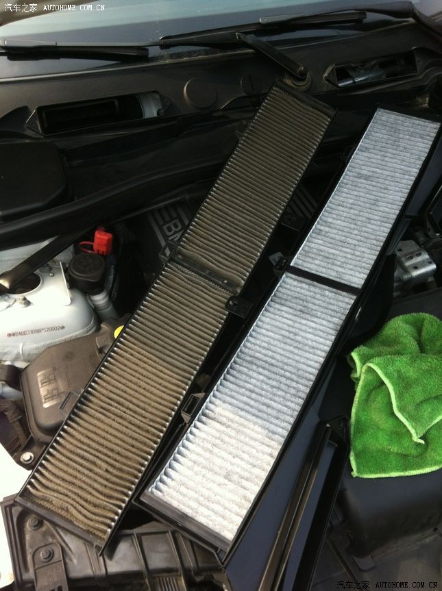 【图】自己更换空调滤芯_宝马1系论坛_汽车之家论坛