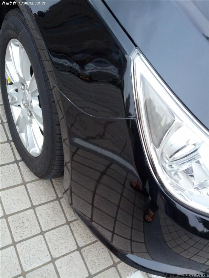 车被孙子划了,看看补漆笔的效果,供参考