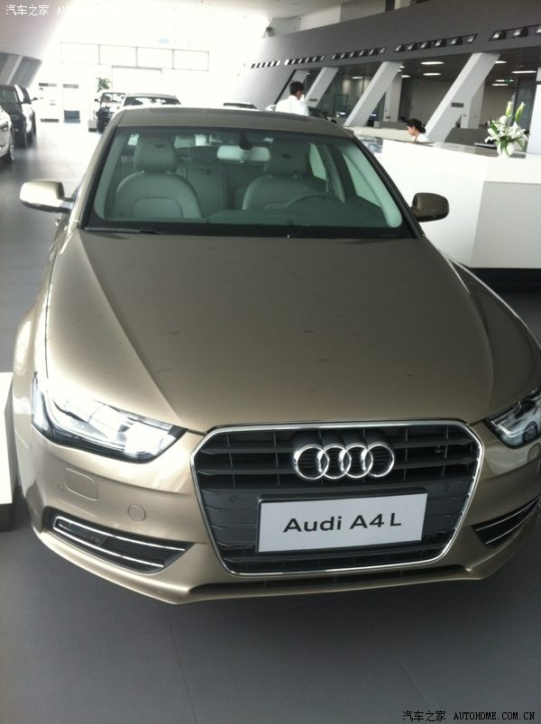 【图】天啊,,,13款金色帅爆了!_奥迪a4l论坛_汽车之家论坛