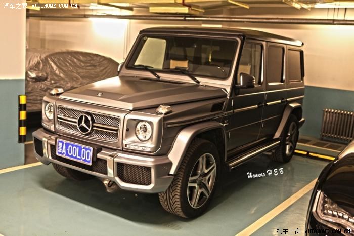 【图】昨天去某酒店,停车的时候看见了台g65 amg_奔驰amg论坛_汽车之