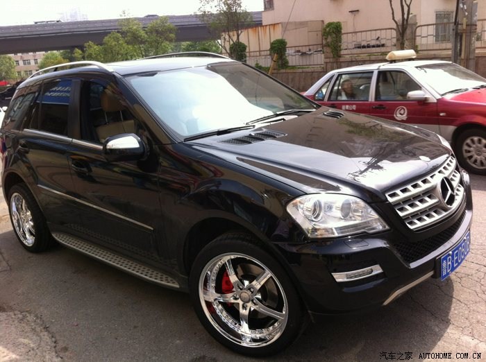 【图】奔驰ml350升级20寸轮毂_装饰改装论坛_汽车之家论坛