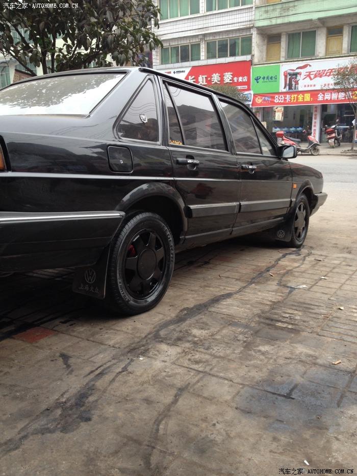 又喷了轮毂.黑色显运动._桑塔纳经典/志俊论坛_汽车之家论坛