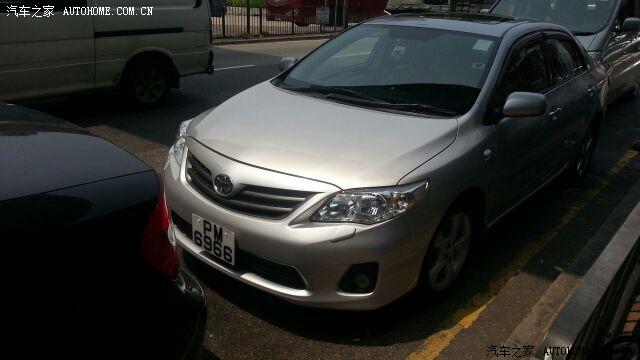 港版的卡罗拉,看看有什么不同.