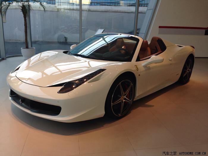 【图】性感尤物 白色458敞篷 品鉴_法拉利论坛_汽车之家论坛